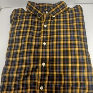 Polo Ralph Lauren Casual Custom Fit Button Down Checker Shirt (L)